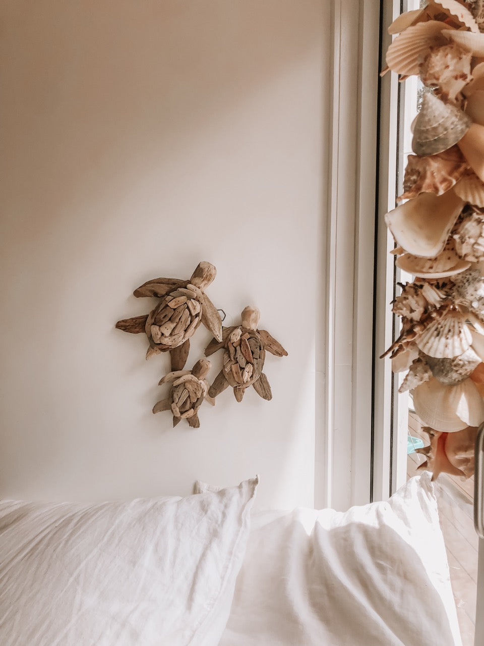 Driftwood Bale of Turtles Wall Art