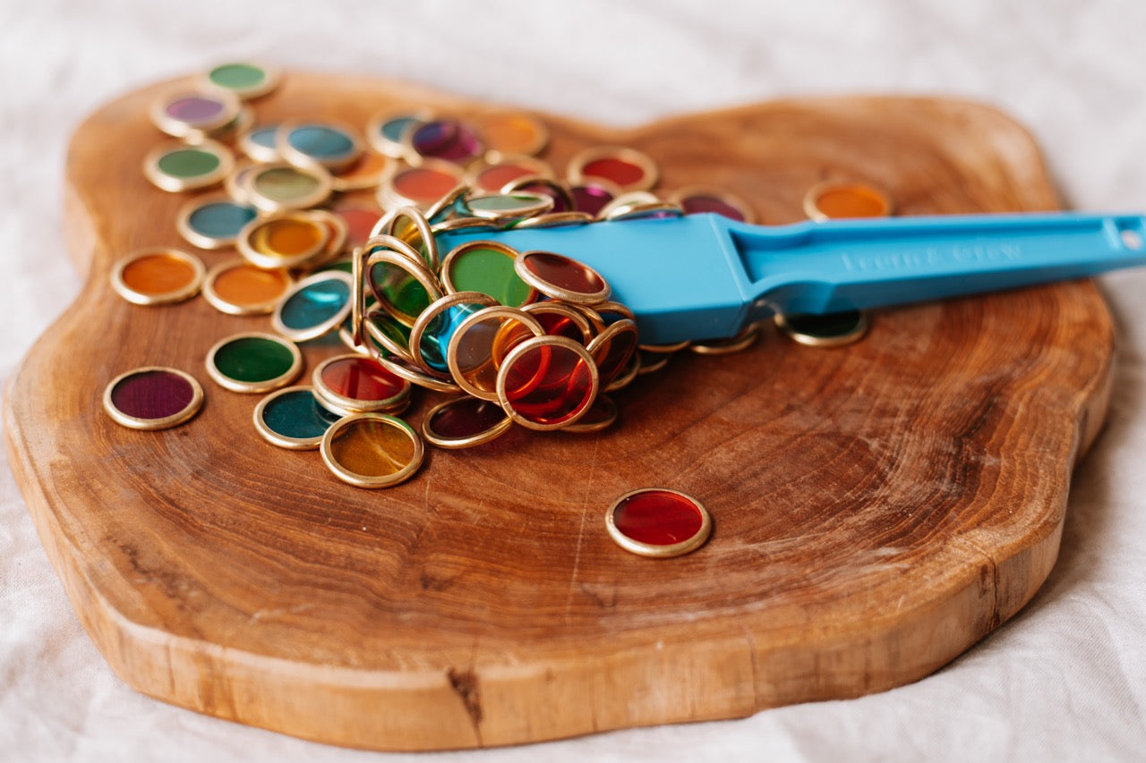 Metal Rimmed Counting chips