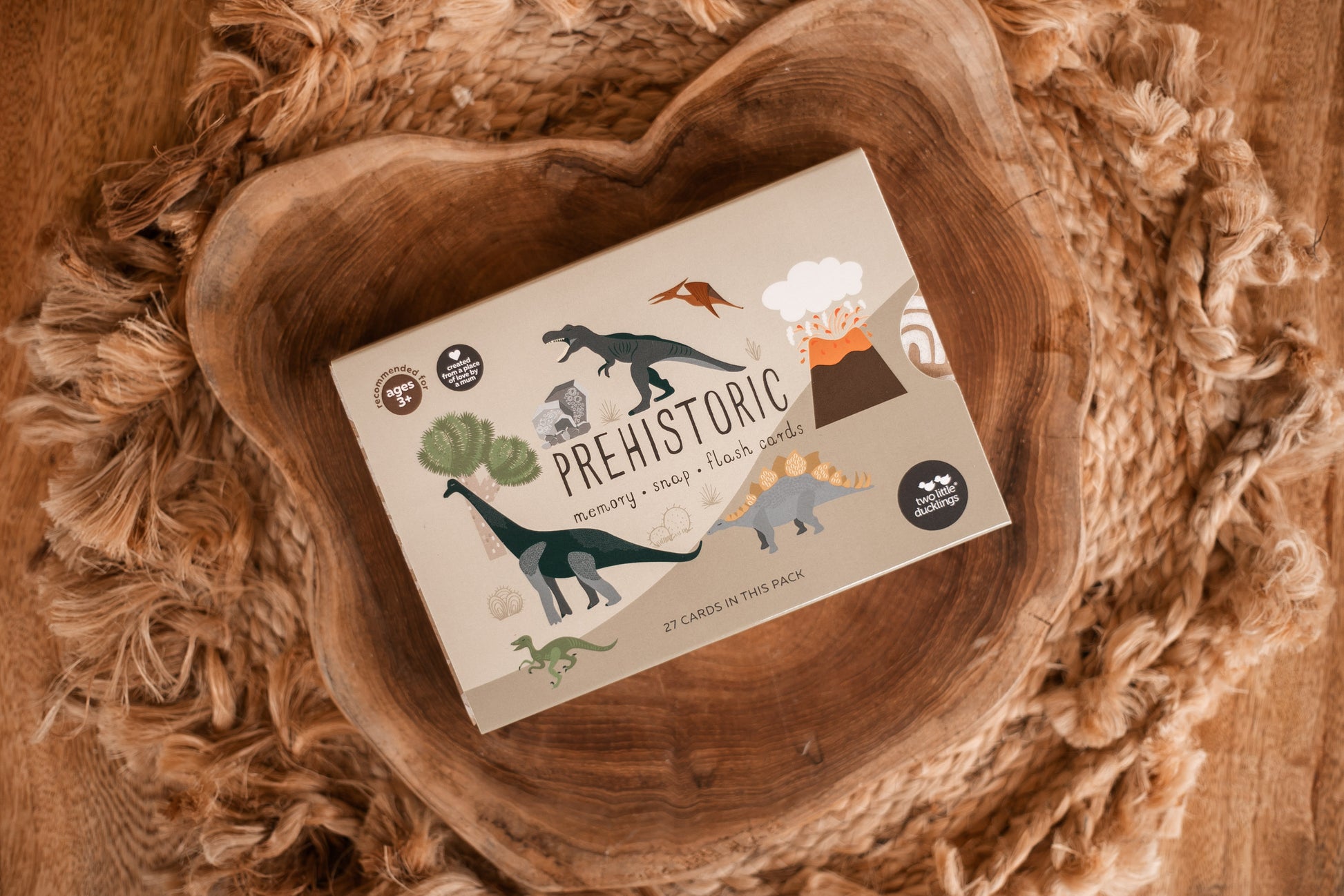 Prehistoric Flash Cards Two Little Ducklings
