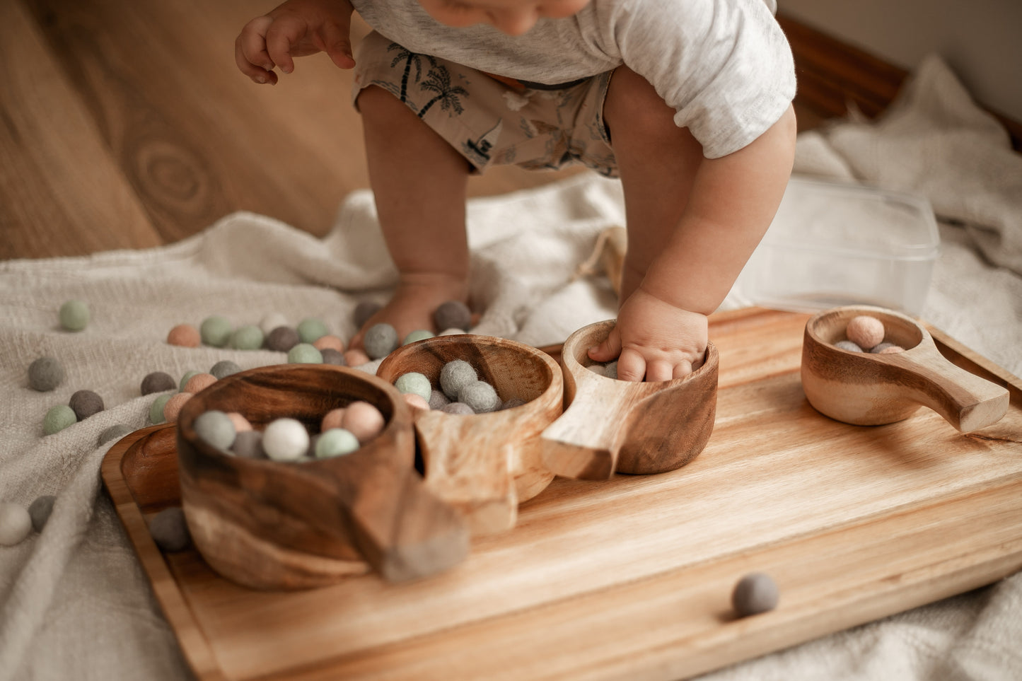 Wooden Measuring Cups set of 4