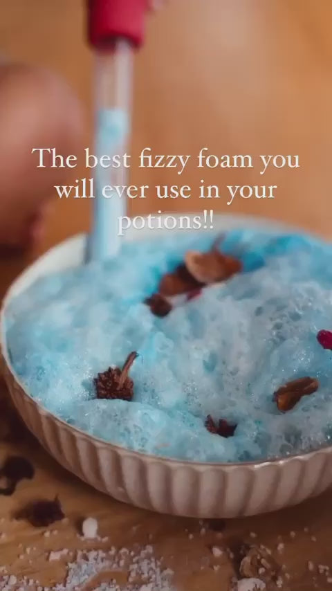 ocean blue foam sensory potion kit fizz 250g the saltwater collective bath bomb fizzy bubble