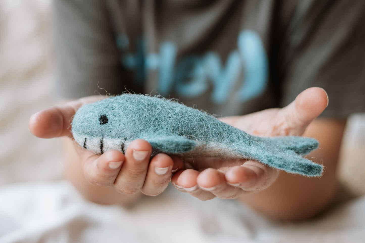 Felt Whale Toy