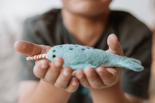 Felt Small Narwhal Toy