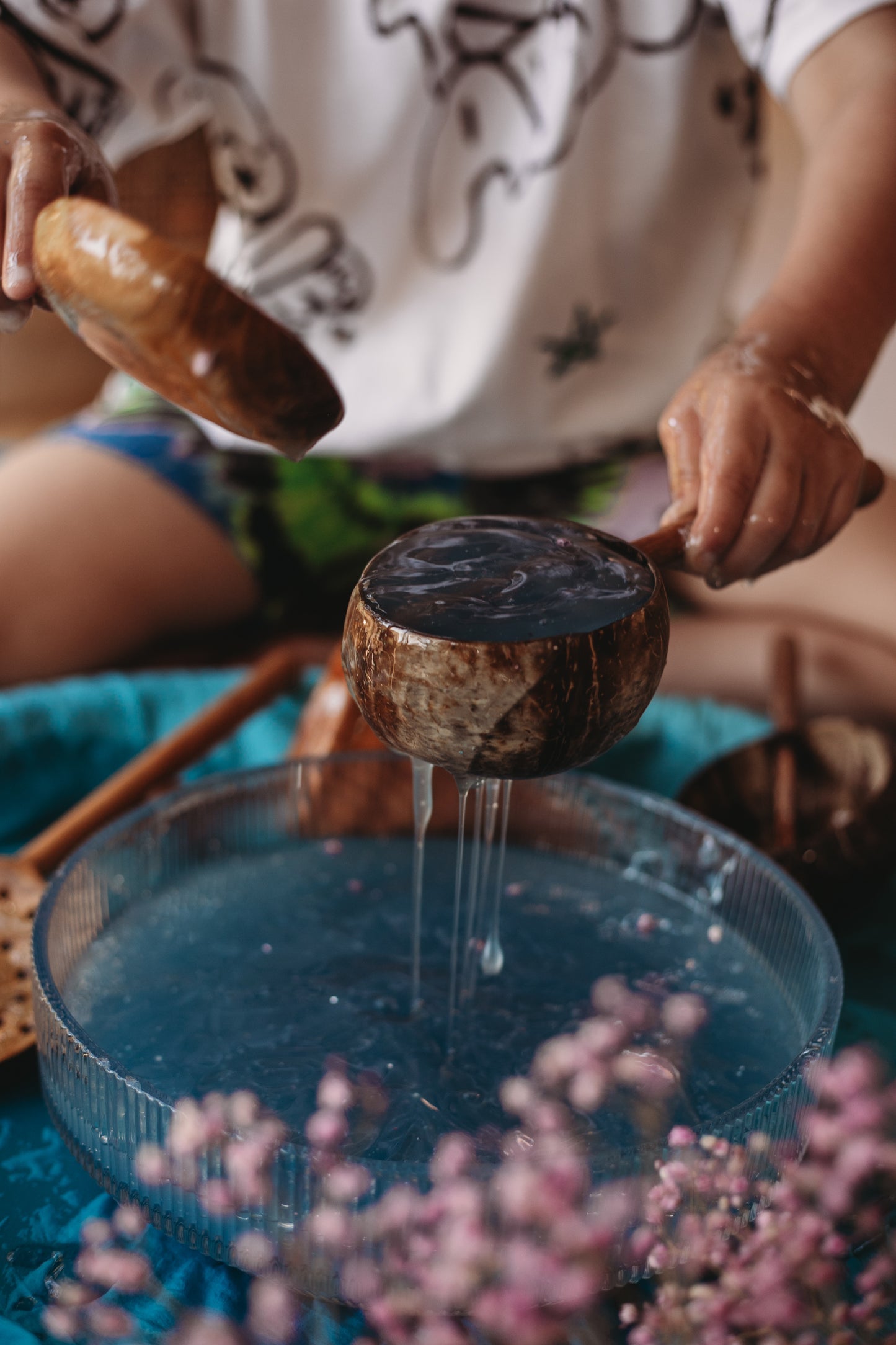 Island Lagoon - Blue Coastal Jelly Sensory Slime