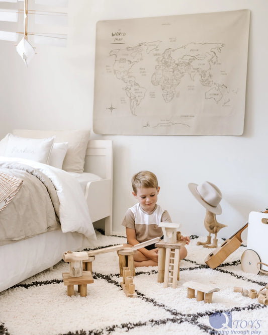 Bamboo Building Block Set of 50