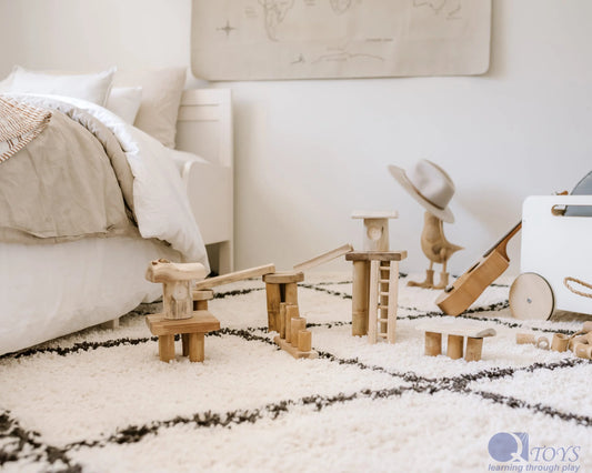 Bamboo Building Block Set of 50