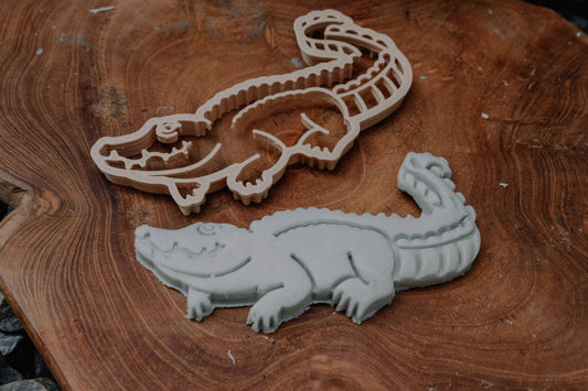 Crocodile Cutter - Eco Playdough Tool
