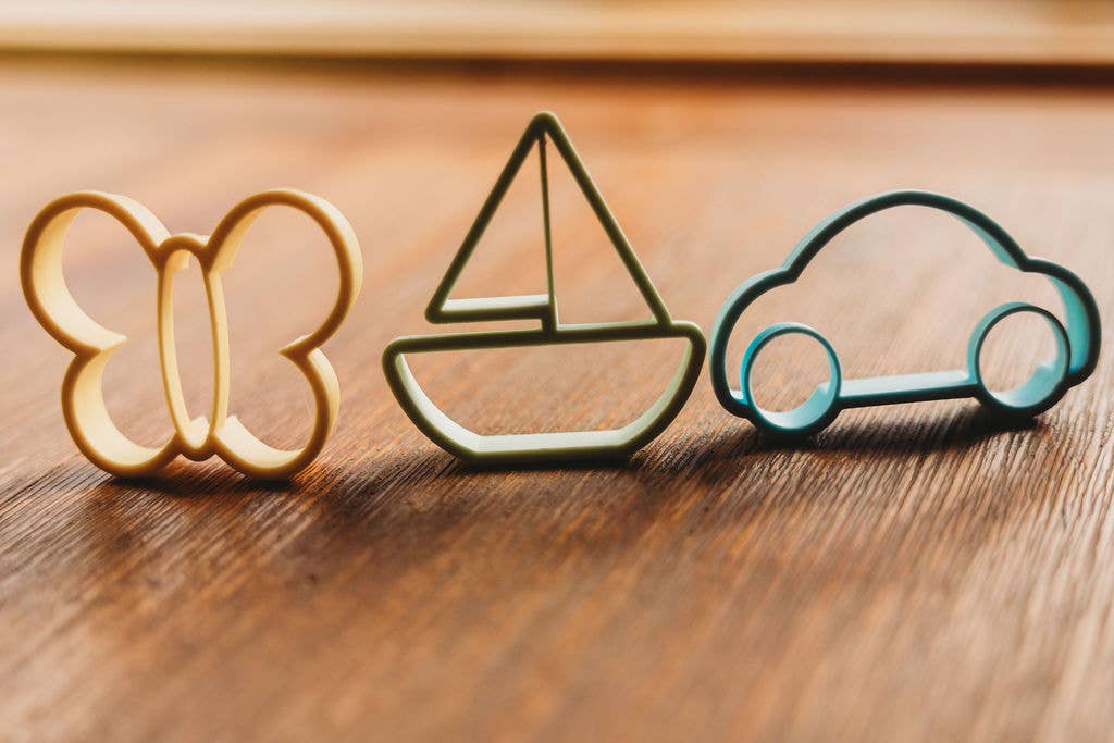 Assorted Colour Cutter Set - Eco Playdough Tool