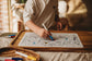 Silicone Colouring Mat - Australian Flora and Fauna