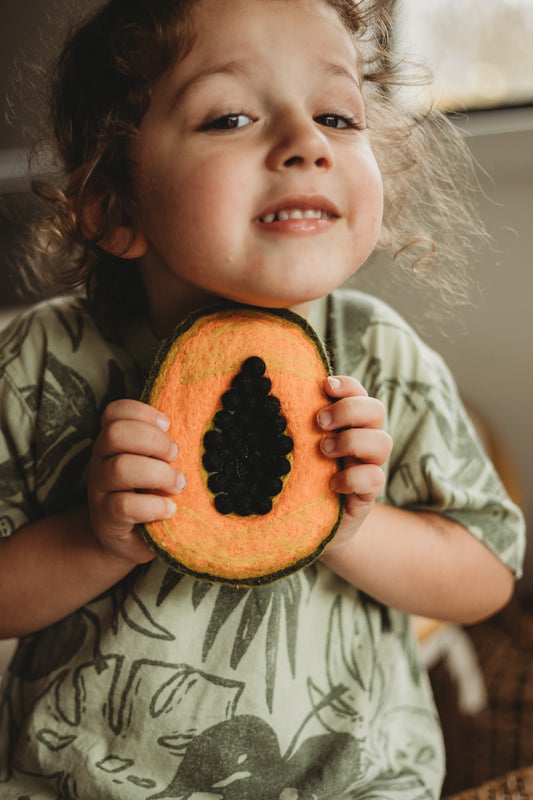 Felt Pawpaw Papaya Fruit