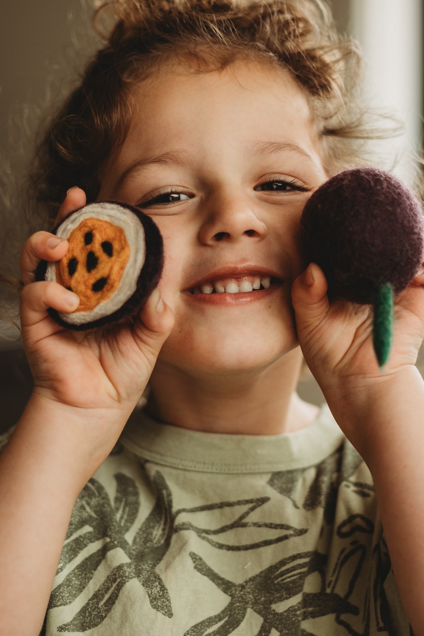 Felt Passion Fruit (Set of 2)