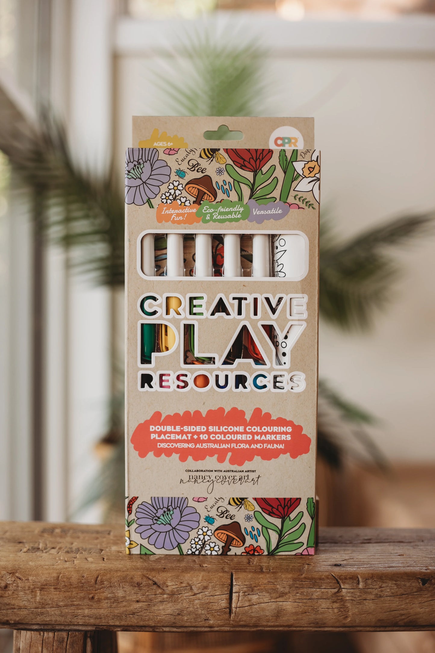 Silicone Colouring Mat - Australian Flora and Fauna