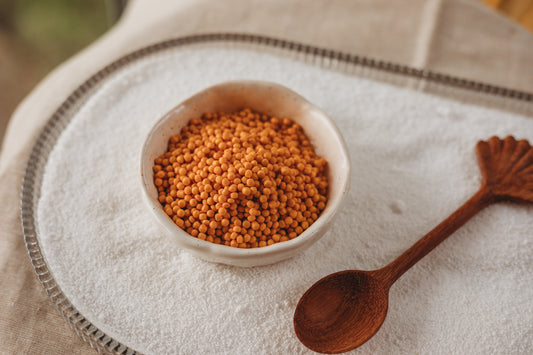 Tangerine Crush - Bronze Shimmer Eggs - SMALL - Potion Play & Sensory Ingredients