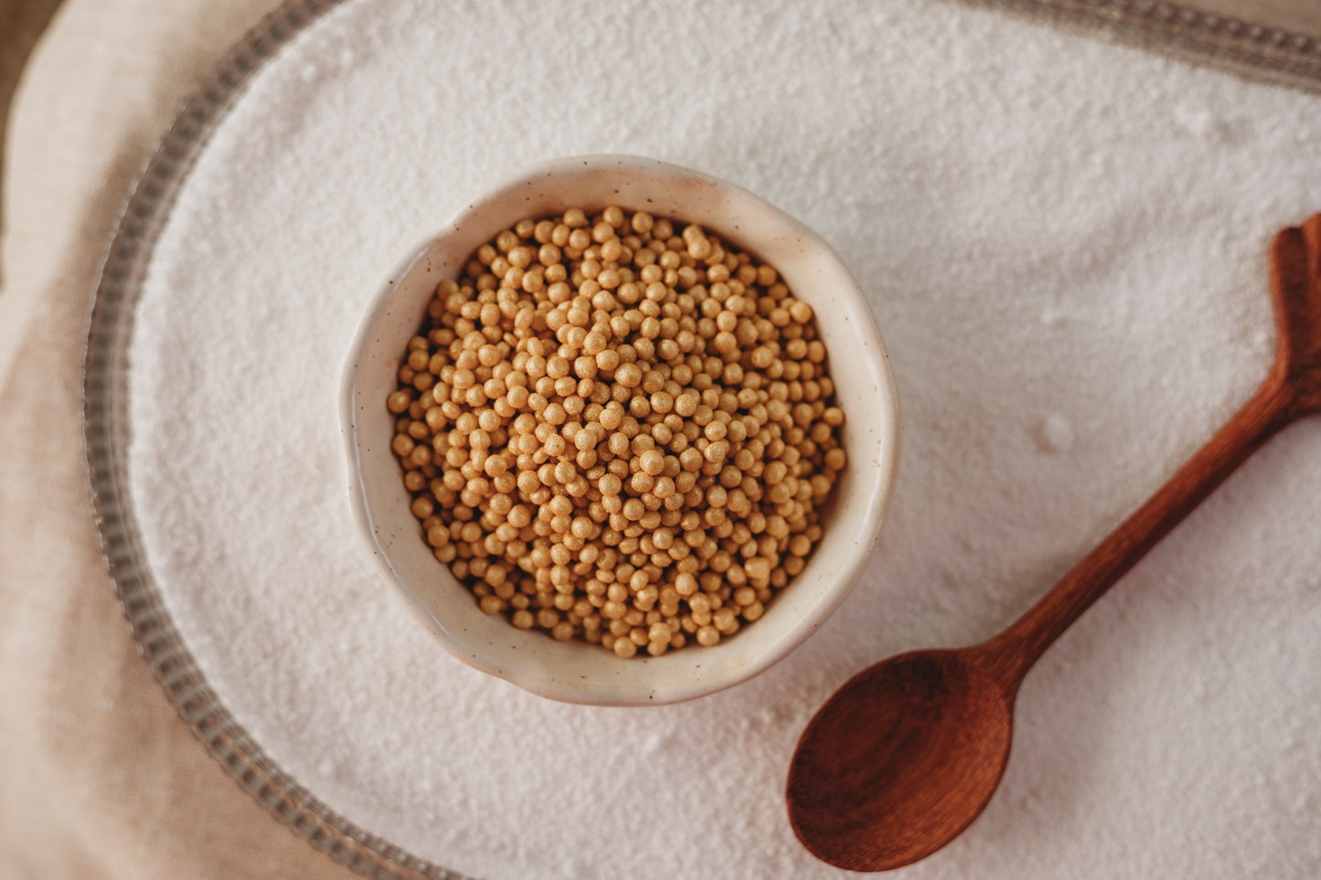 Golden Summer - Gold Shimmery Ocean Eggs - SMALL - Potion Play & Sensory Ingredients