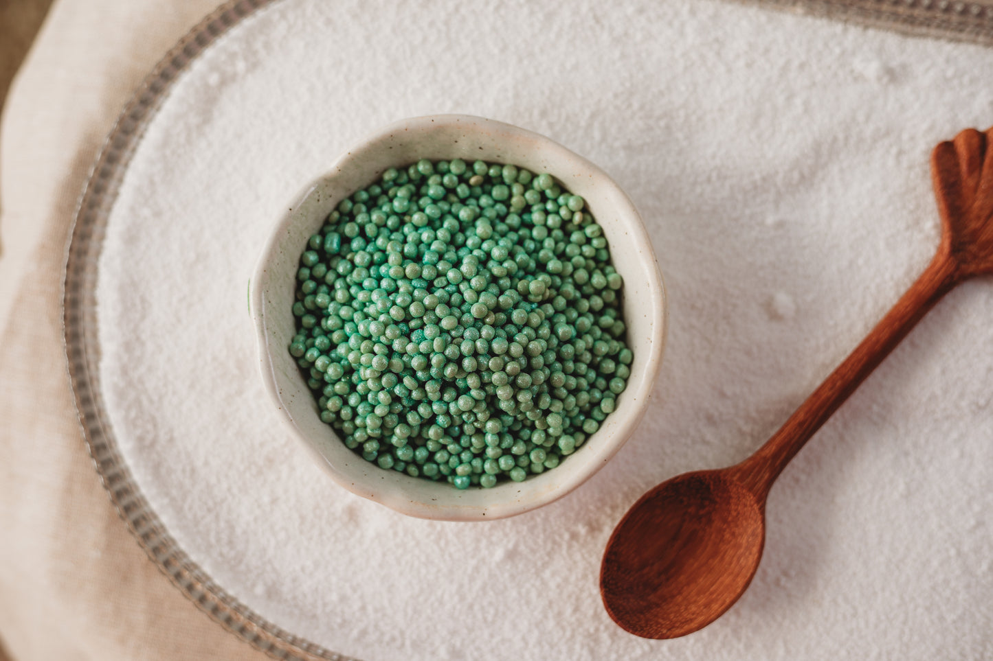 Tranquil Waters - Turquoise Shimmery Ocean Eggs - SMALL - Potion Play & Sensory Ingredients