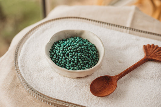 Deep Sea - Dark Green Shimmery Ocean Eggs - SMALL - Potion Play & Sensory Ingredients