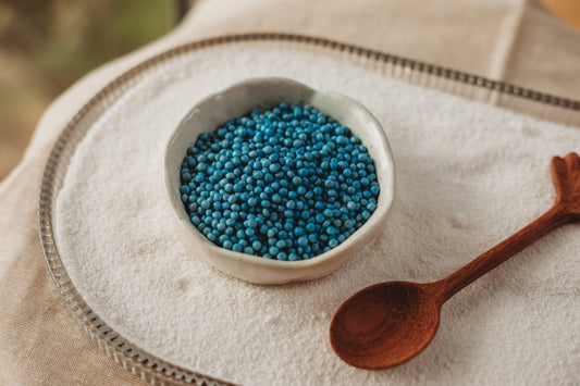 Blue Lagoon - Blue Shimmery Ocean Eggs - SMALL - Potion Play & Sensory Ingredients