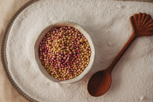 Coral Cove - Pink & Gold Shimmery Ocean Eggs - SMALL - Potion Play & Sensory Ingredients