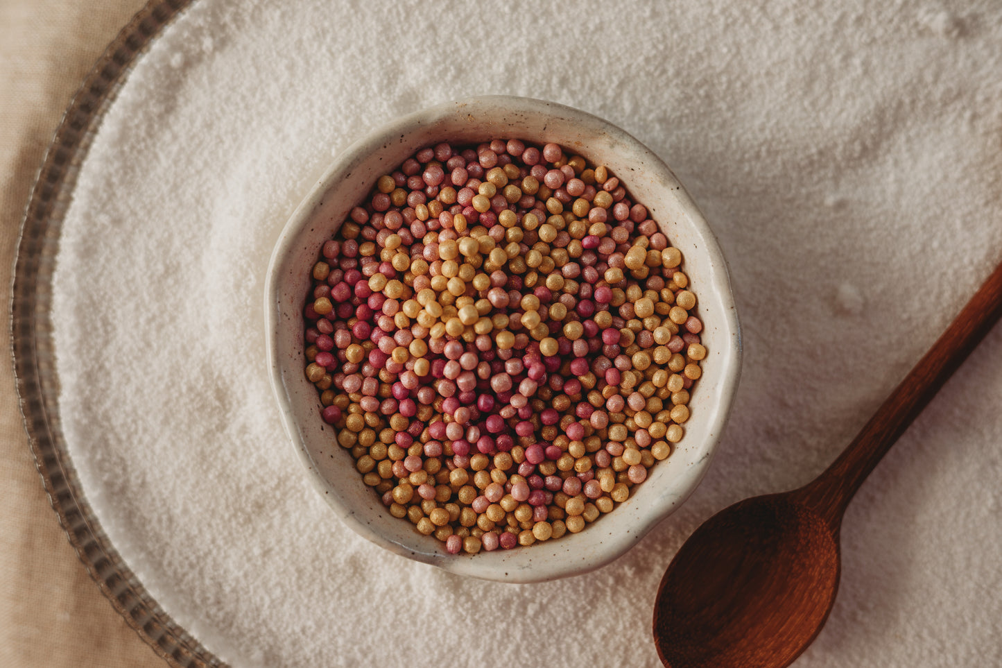 Coral Cove - Pink & Gold Shimmery Ocean Eggs - SMALL - Potion Play & Sensory Ingredients
