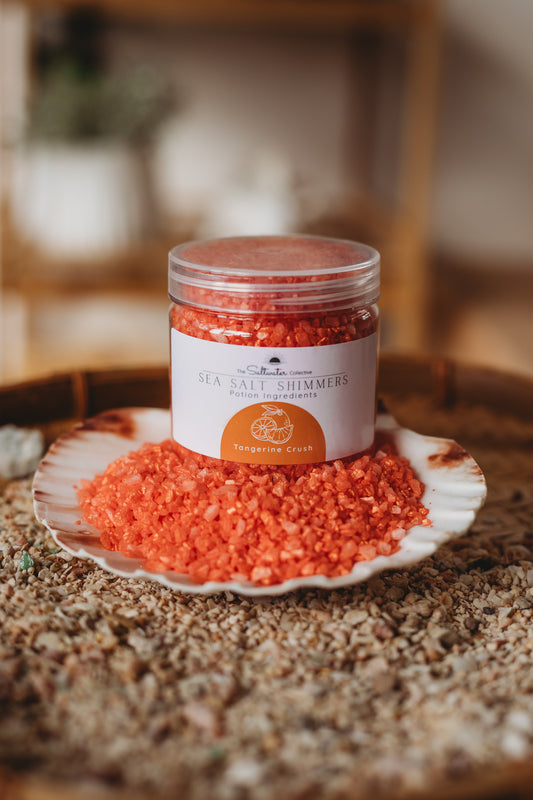 Tangerine Crush - Orange Sea Salt Shimmers SMALL - Potion Play & Sensory Ingredients