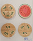 Watermelon Fraction Set