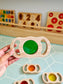 See through coloured blocks