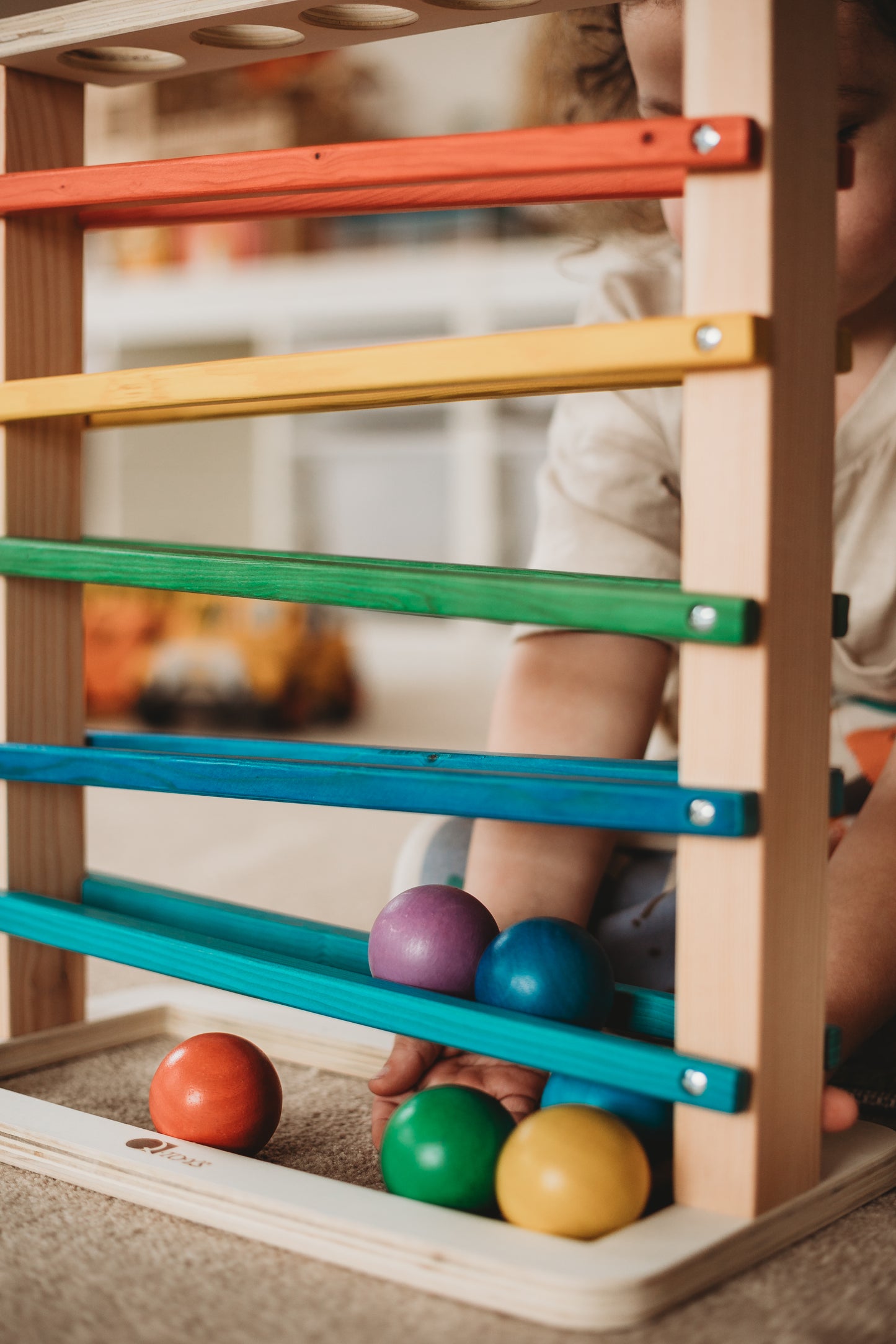 Track a ball rack