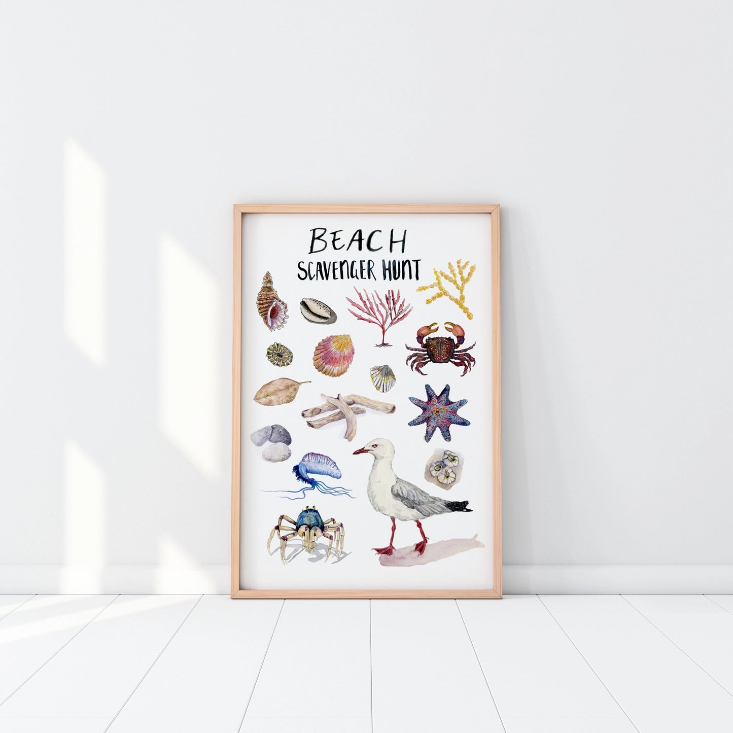 Beach Hunt Print