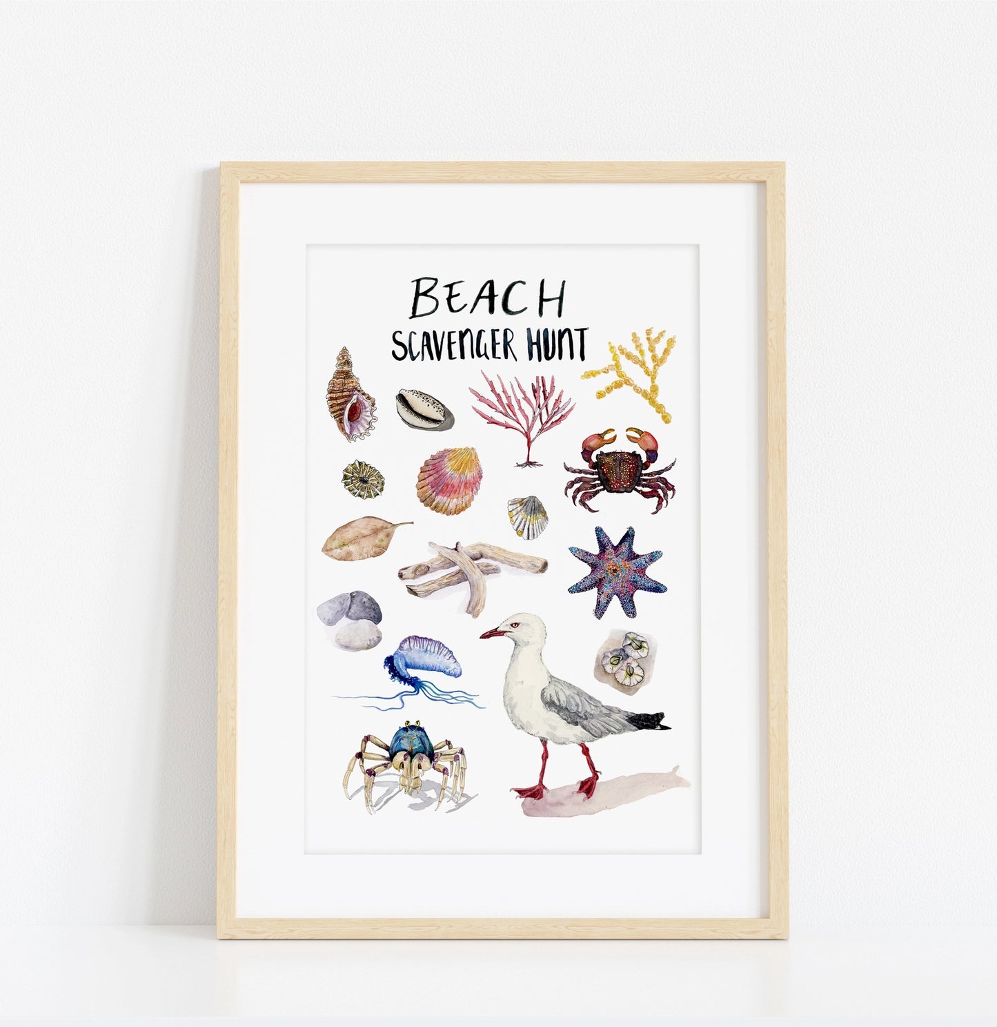 Beach Hunt Print