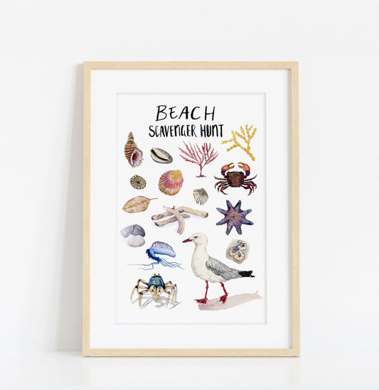 Beach Hunt Print