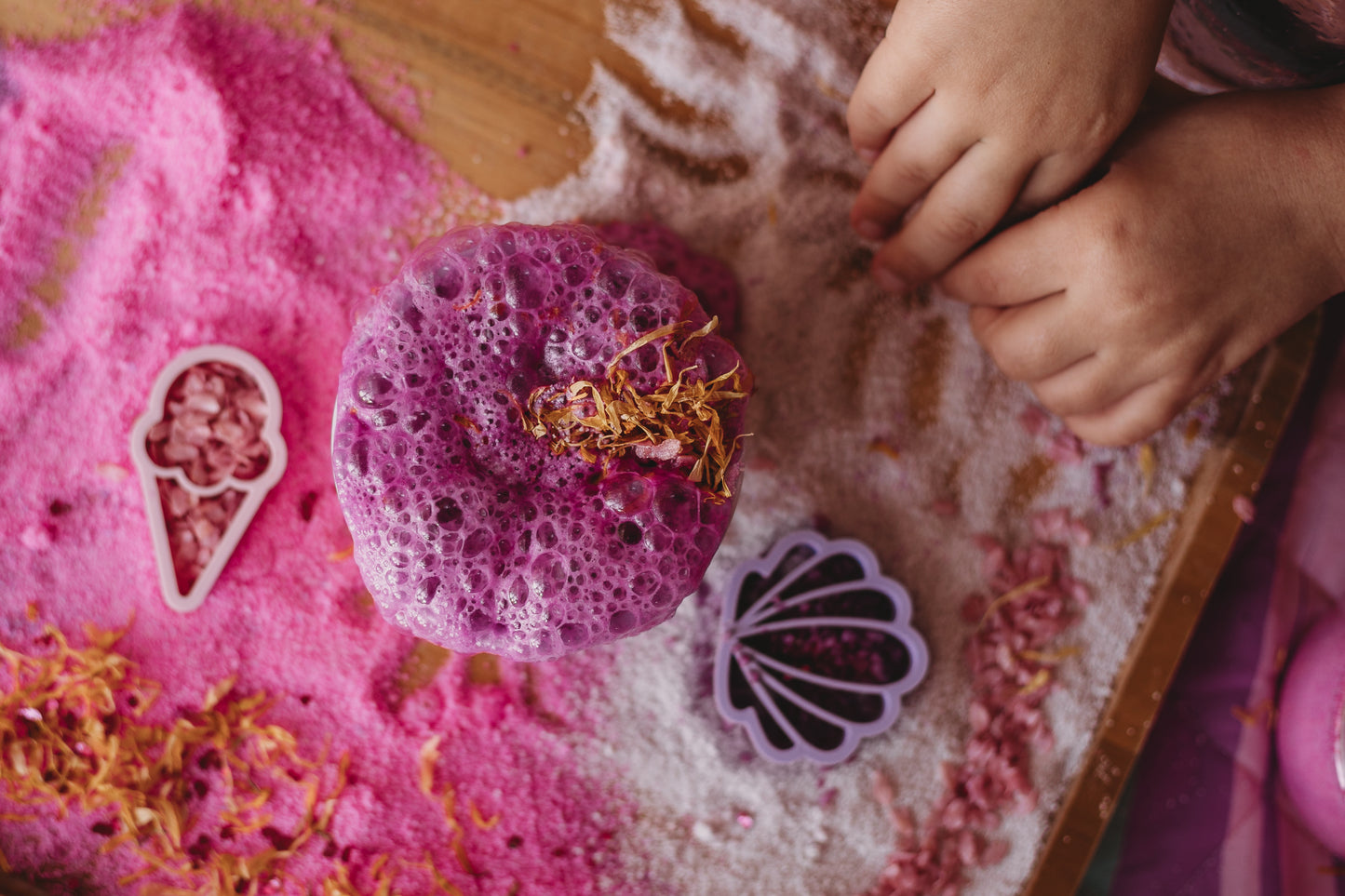 Berrylicious_Ice_Cream_Potion_Kit_for_Kids-_Large_sensory_potion_pouch_pink_fizz_ingredients the saltwater collective 