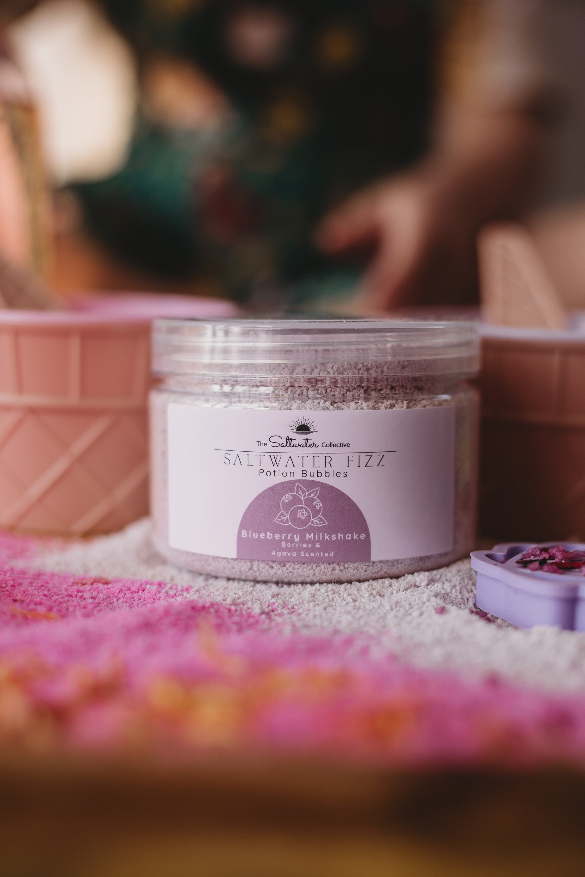 Blueberry Milkshake Saltwater Fizz - Medium potion bubbles sensory play 
