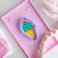 Ice Cream with Cherry - Eco Playdough Stamp