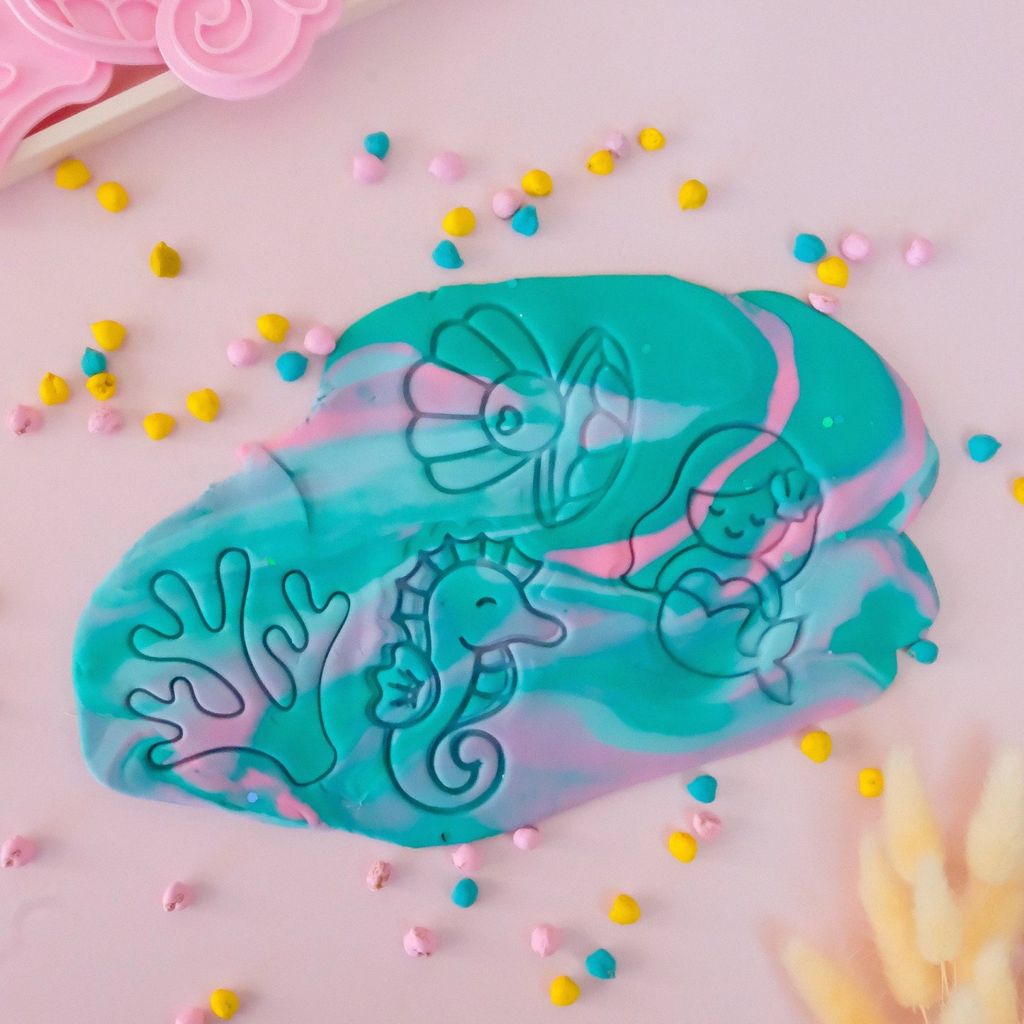 Mermaid - Eco Playdough Stamp