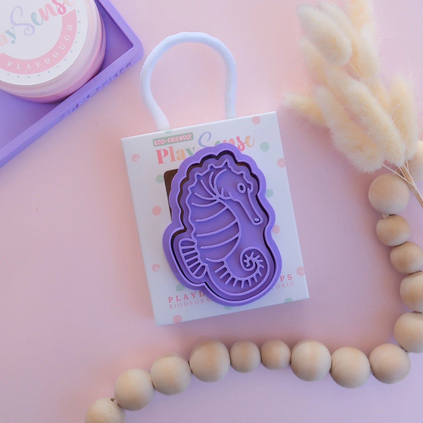 Seahorse- Eco Playdough Stamp