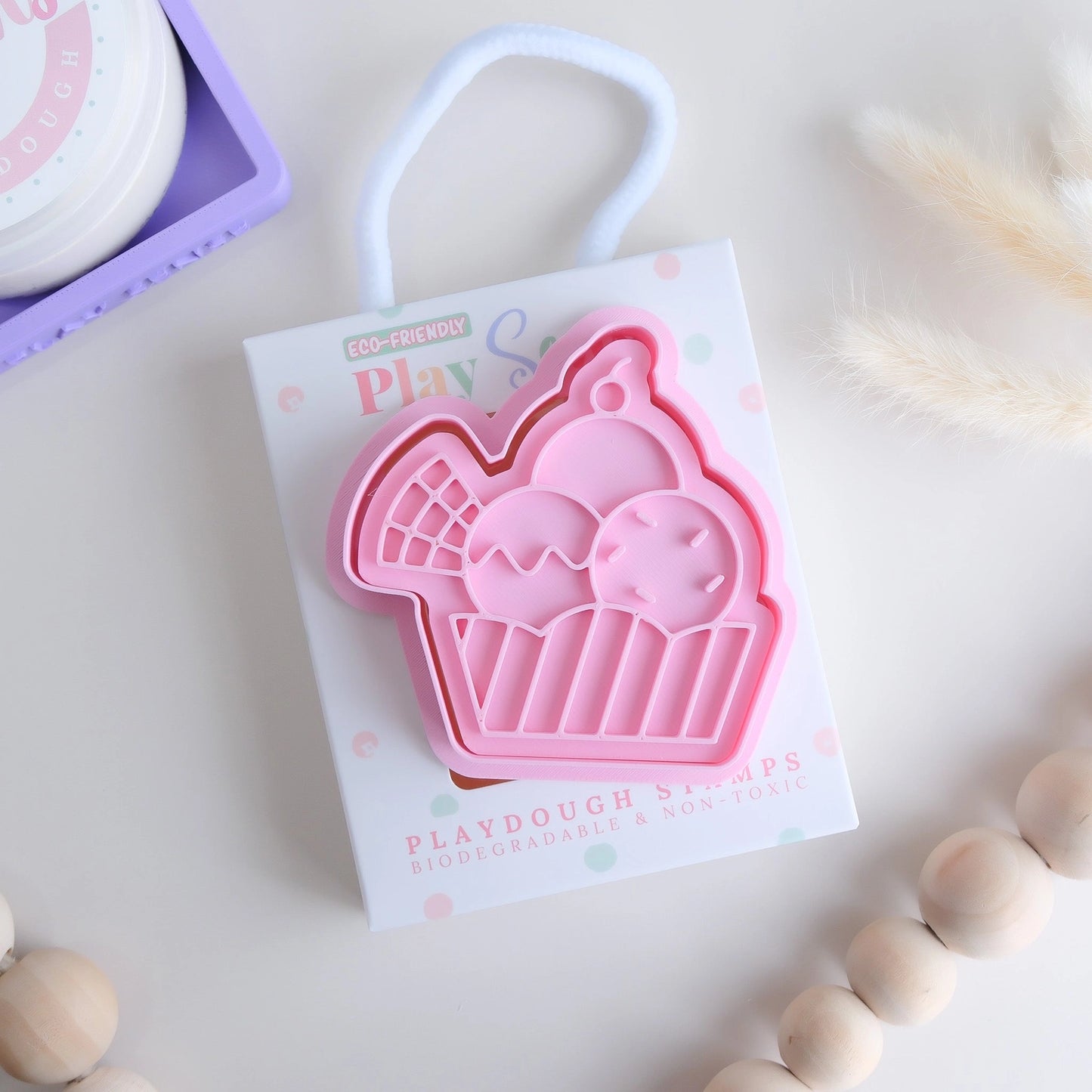 Sundae Cup - Eco Playdough Stamp