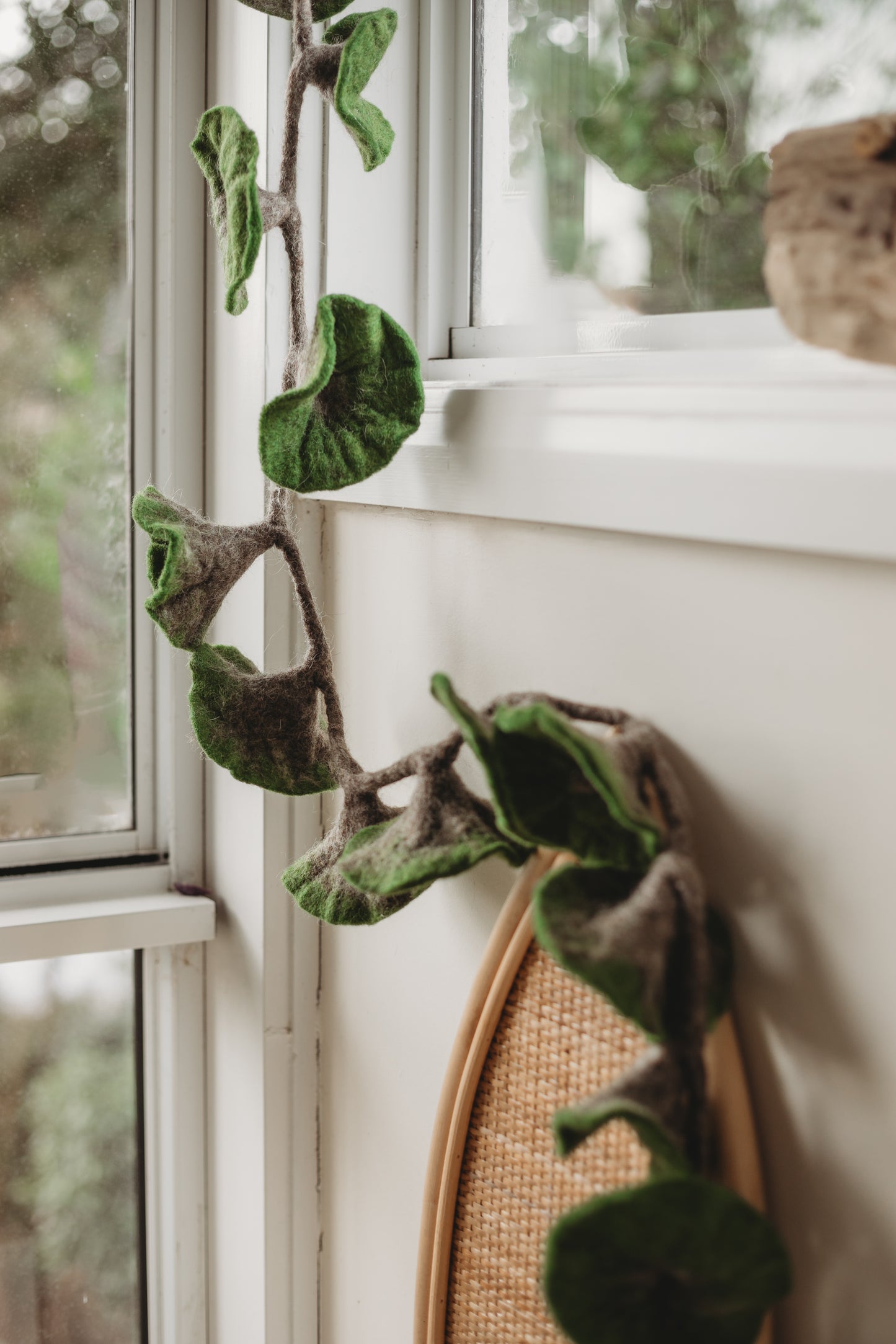 Flower Garland - Green