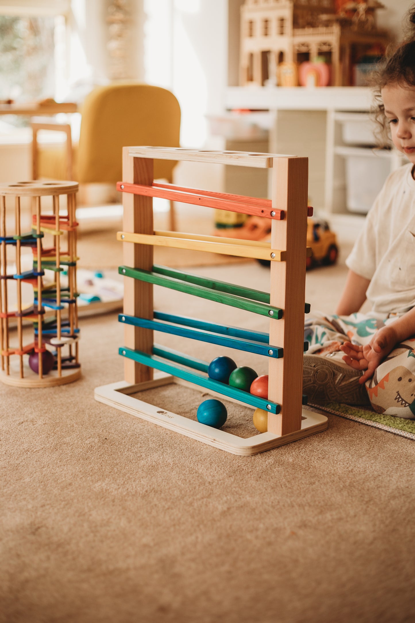 Track a ball rack