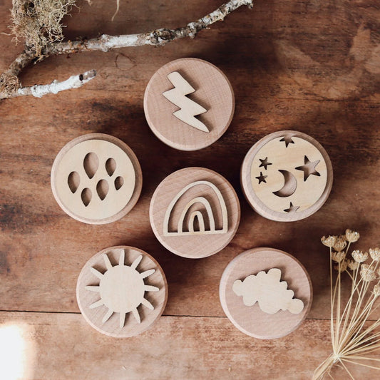 Weather Wooden Stampers