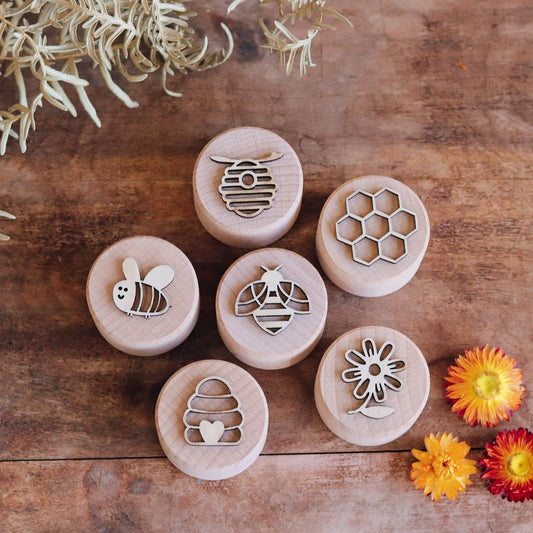 Bees Wooden Stampers