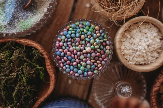 Mermaid Eggs - Rainbow Pearlescent Drops - Pearly Potion Play Ingredients