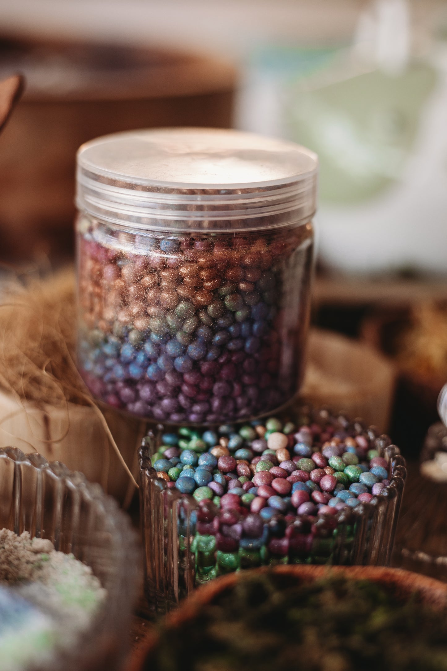 Mermaid Eggs - Rainbow Pearlescent Drops - Pearly Potion Play Ingredients