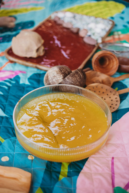 Pineapple Jelly - Yellow Coastal Jelly Sensory Slime