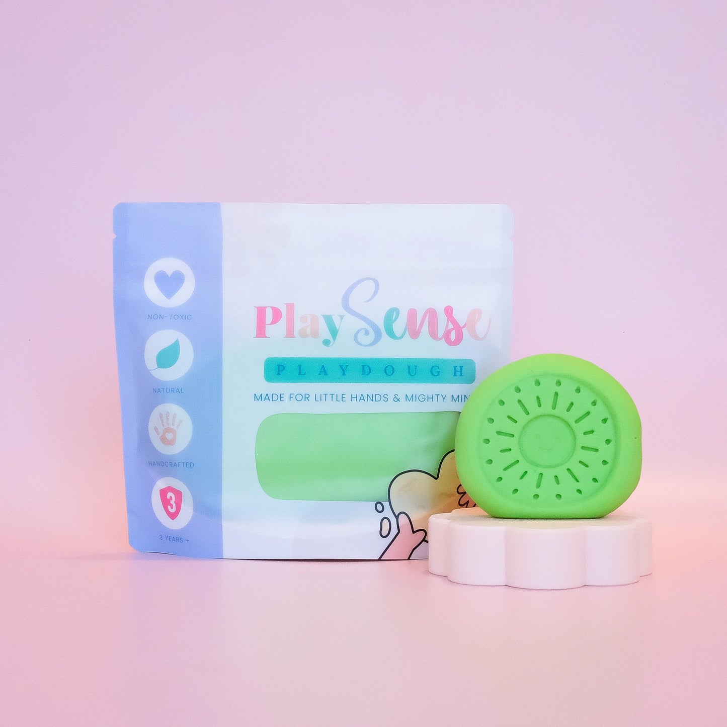 Play Sense Dough | Pastel Green | Fresh Cucumber Scented