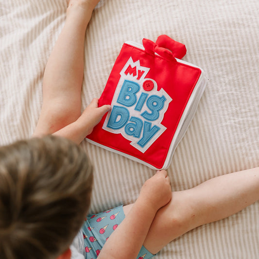 My Big Day Out - Fabric Activity Book - RED