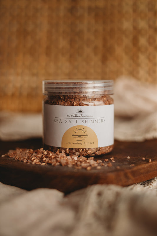 Glistening Sunset - Sea Salt Shimmers 200g