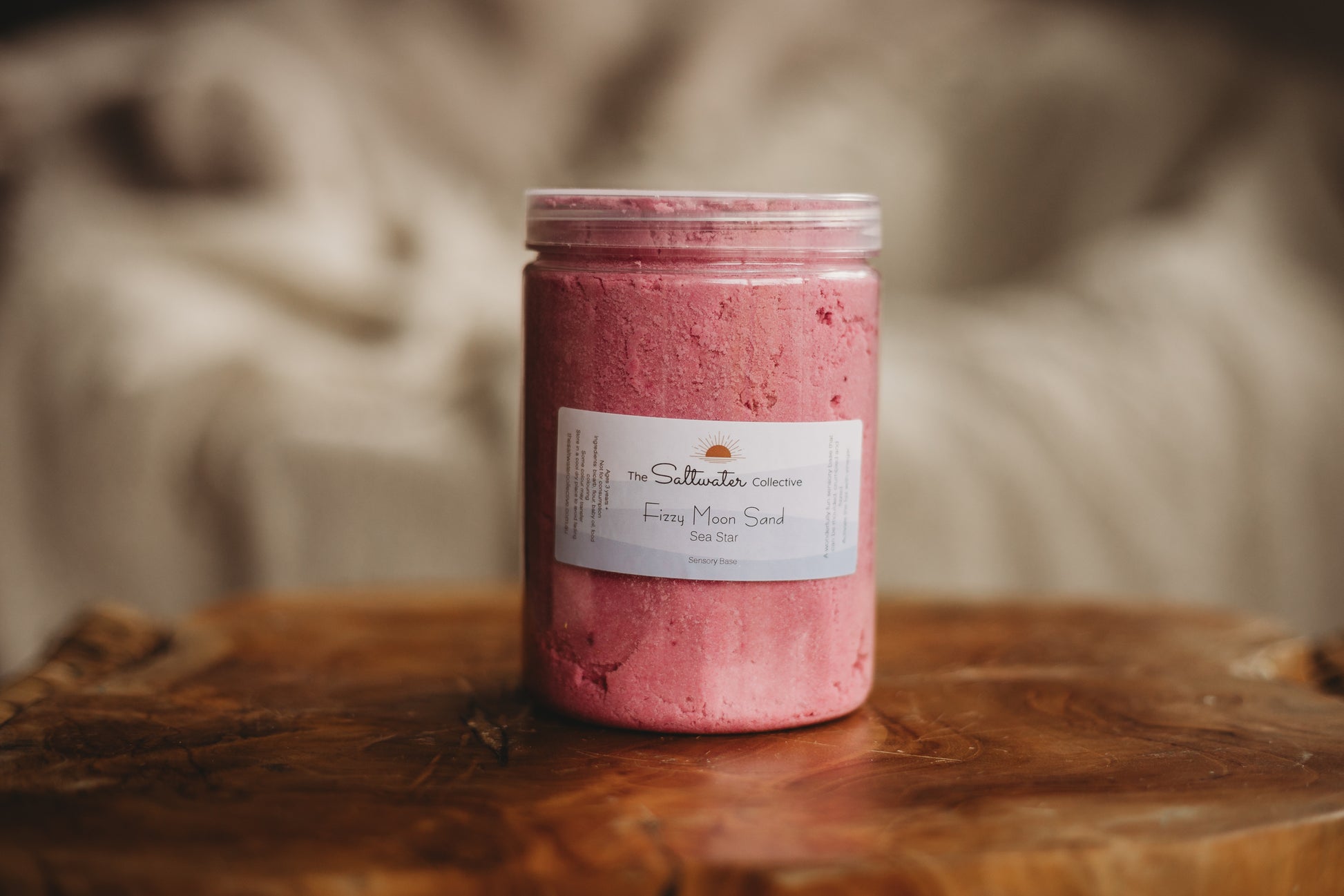 Sea star pink fizzy moon sand sensory base the saltwater collective 