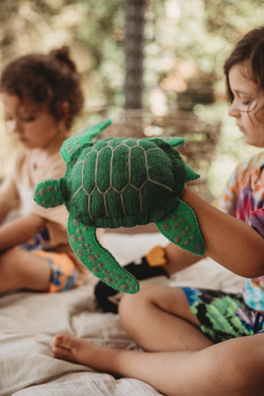 Waru the Sea Turtle Hand Puppet