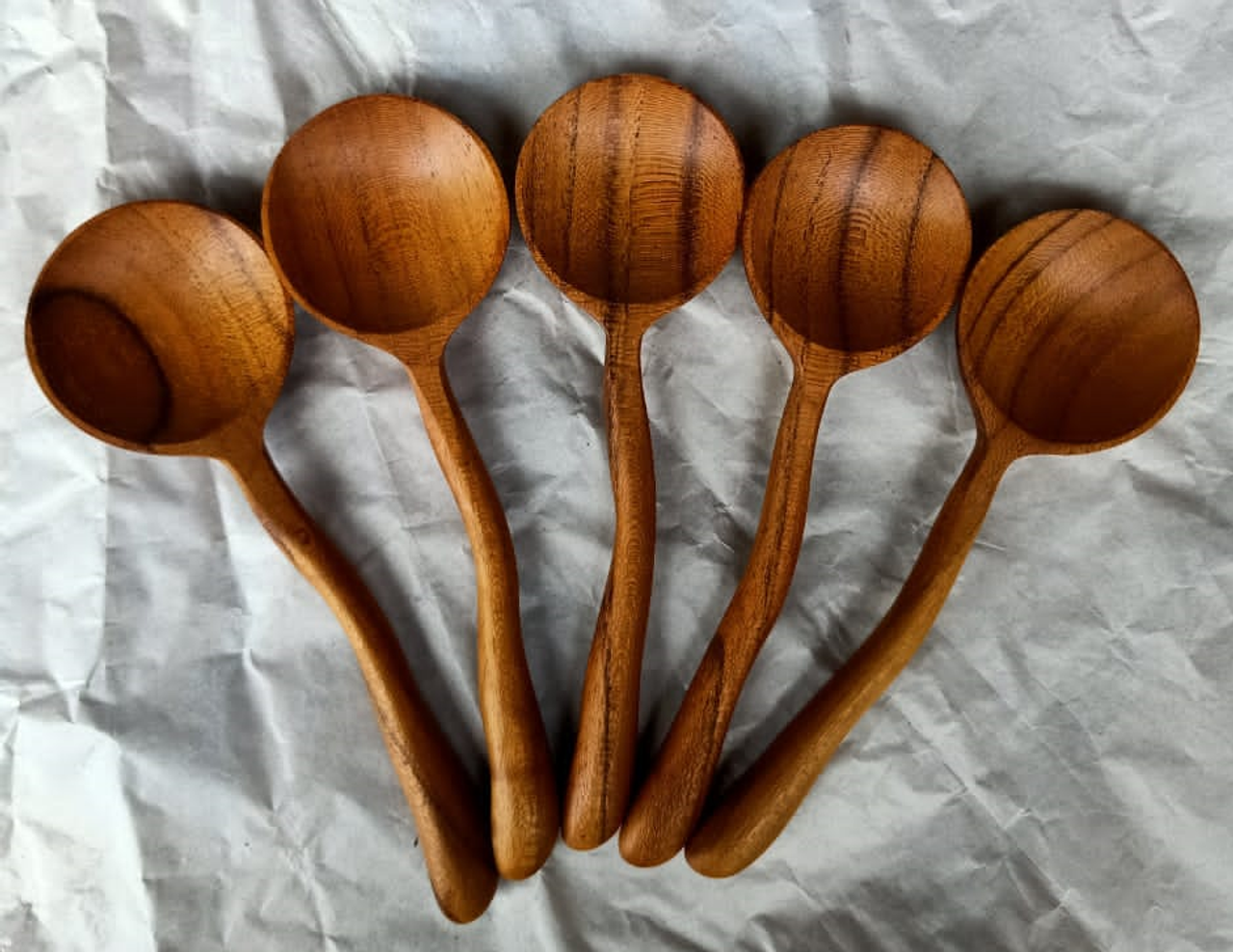 Teak Moon Spoon