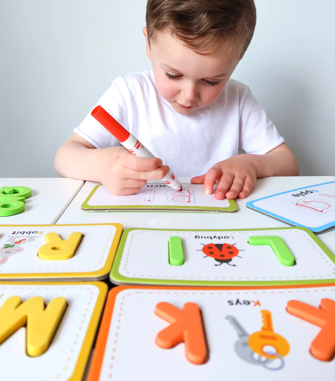 curious columbus ABC Flashcards & Magnets